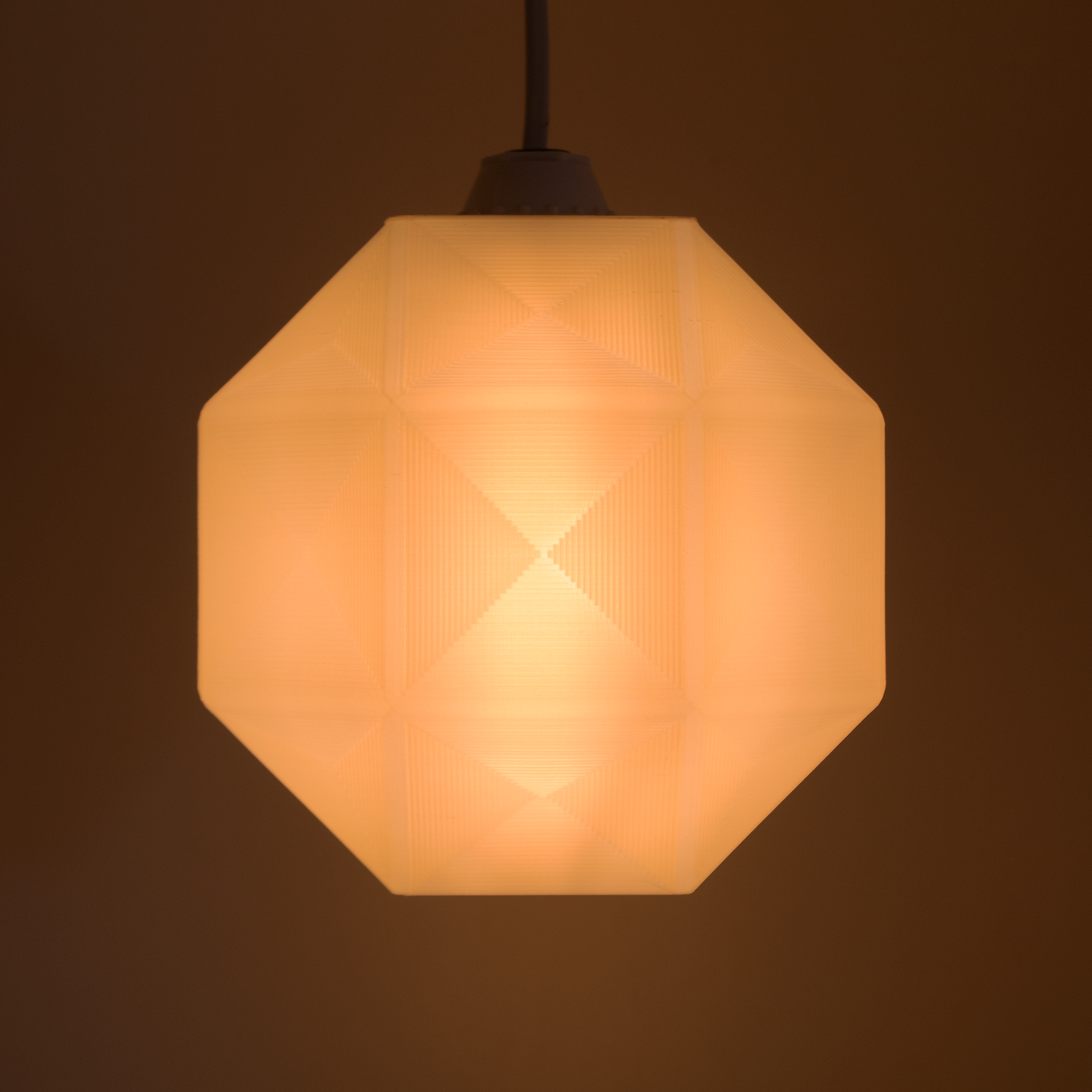 a light that is hanging from a ceiling