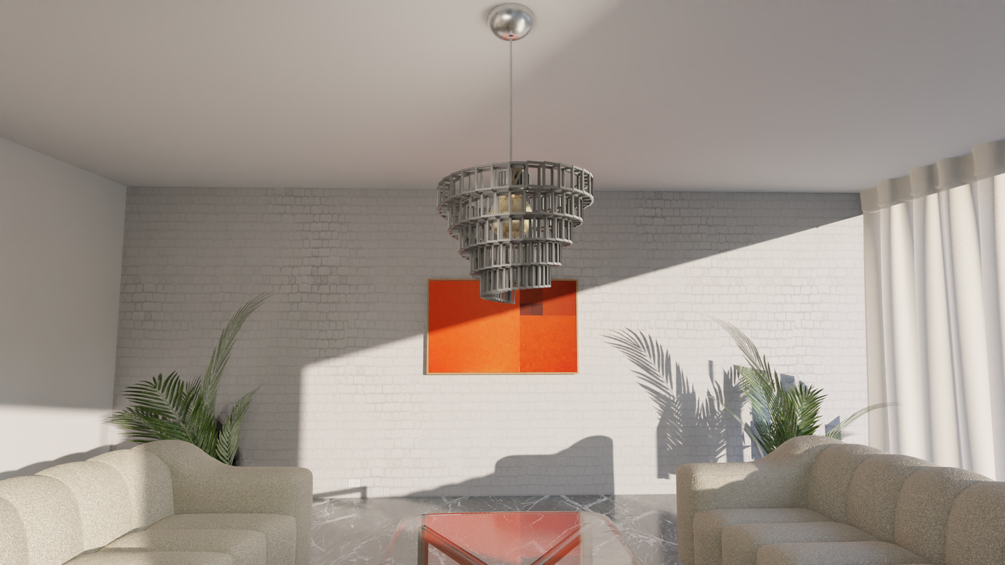 a living room with a couch and a table