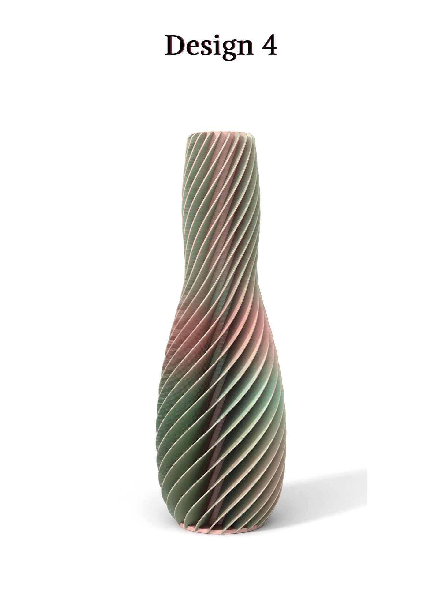 a vase with a wavy design on it