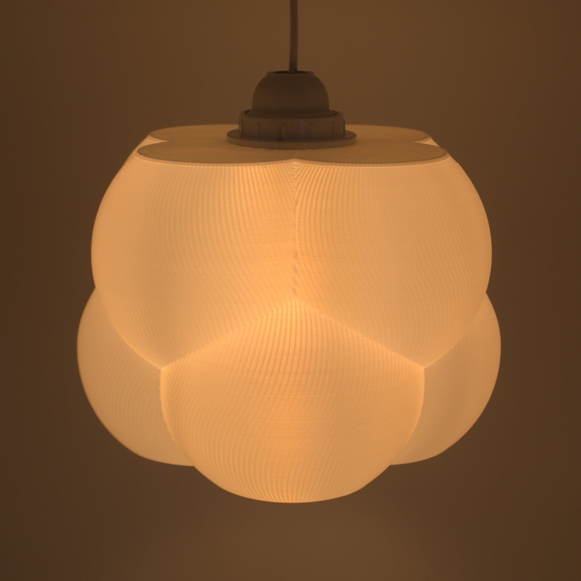 a light that is hanging from a ceiling
