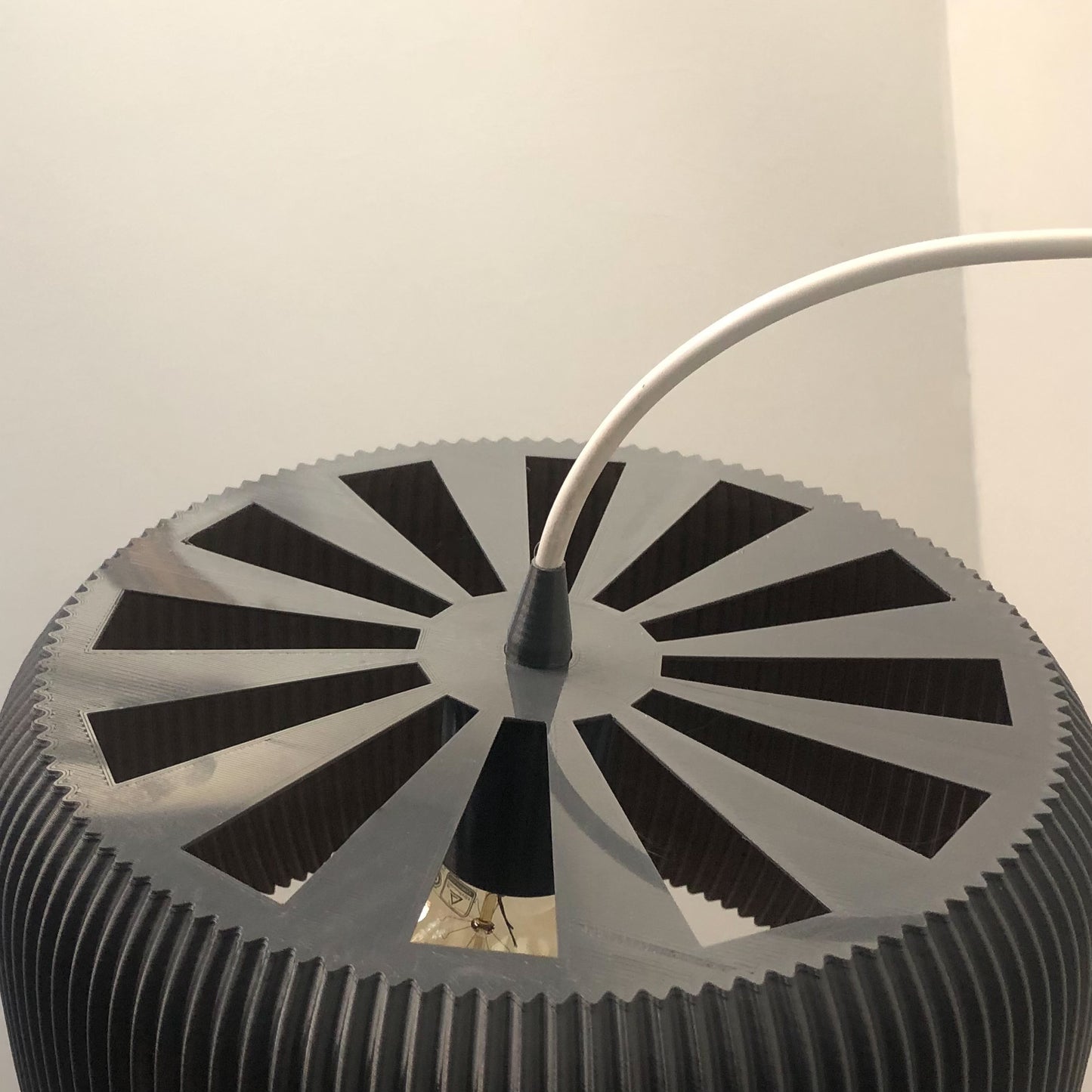 a light that is on top of a table