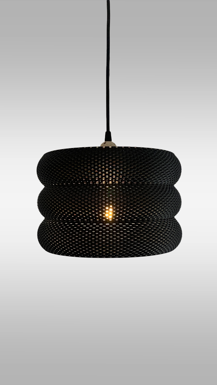 a light that is hanging from a ceiling