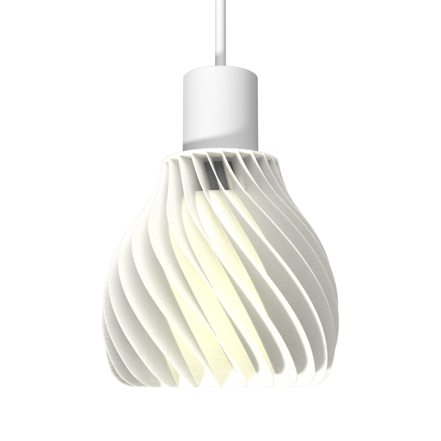 a white light that is on a white background