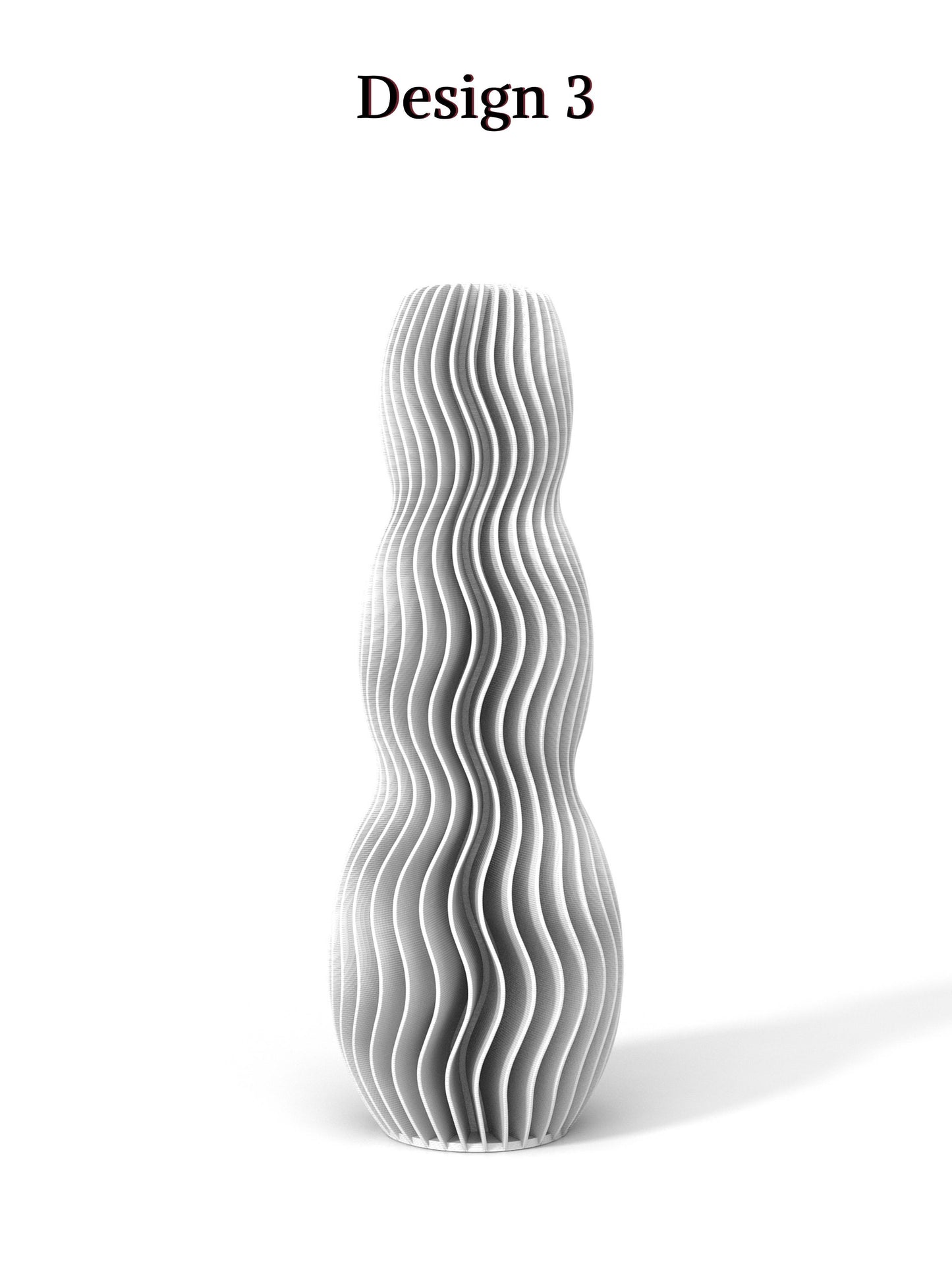 a white vase sitting on top of a white floor