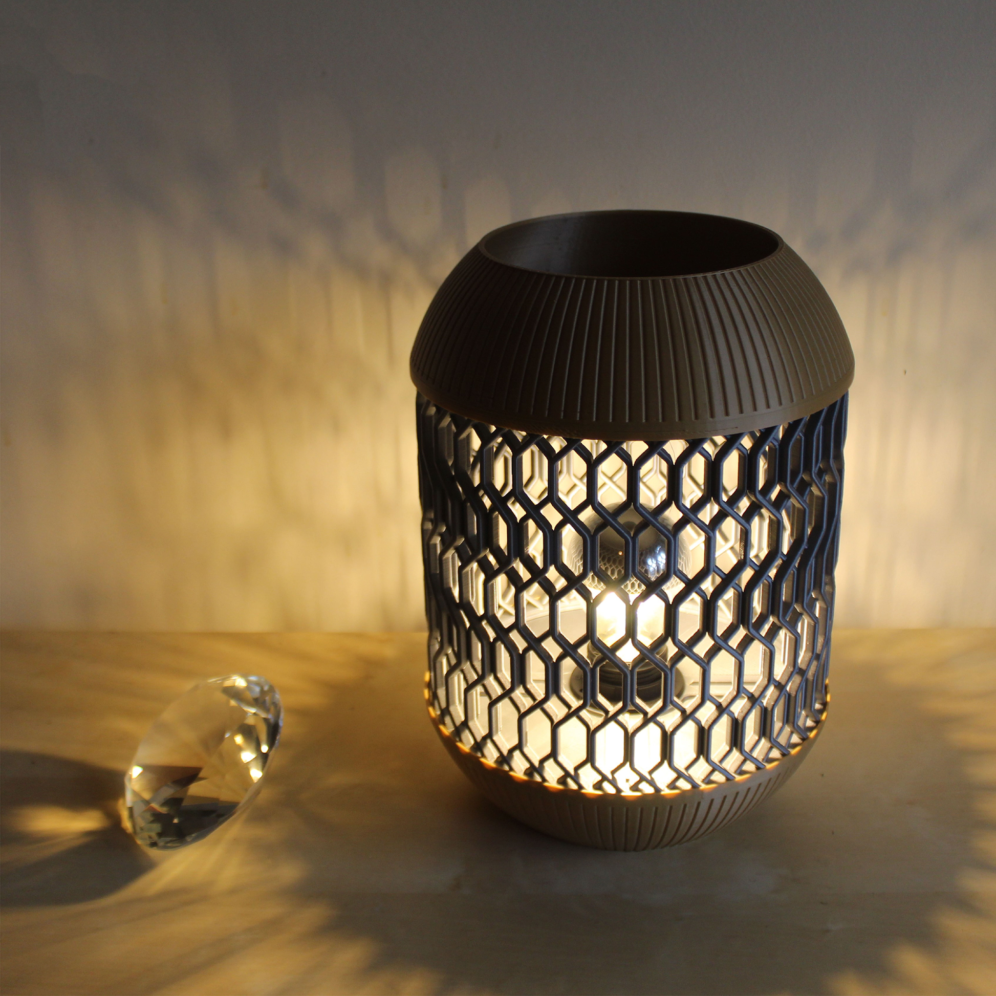 a candle that is sitting on a table