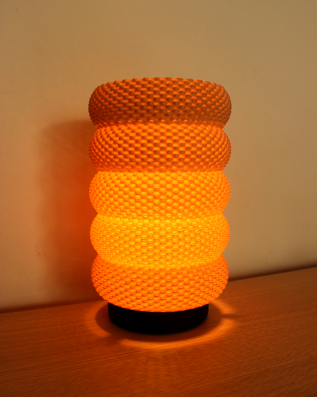 a light that is on top of a table